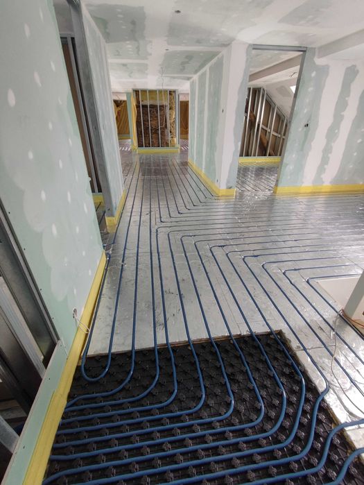 Wylewki maszynowe Posadzki Ogrzewanie podłogowe rekuperacja