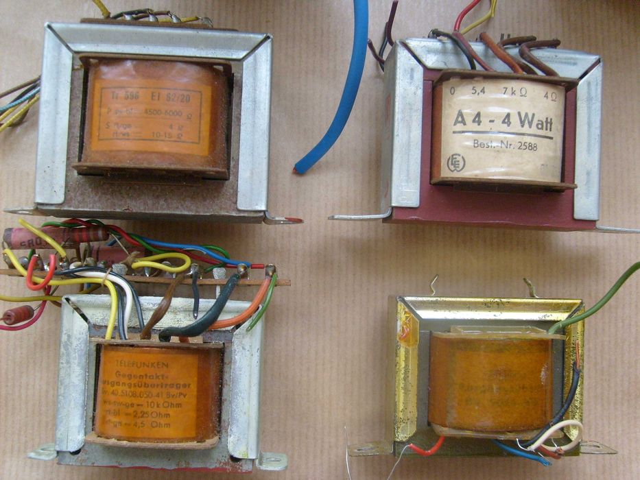 Telefunken Philips Grundig Transformatory 6 sztuk
