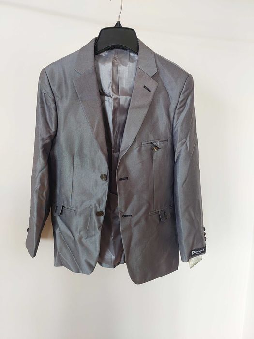 Костюм класичний (новий) для хлопчика сірий Palmiro Rossi, р.40