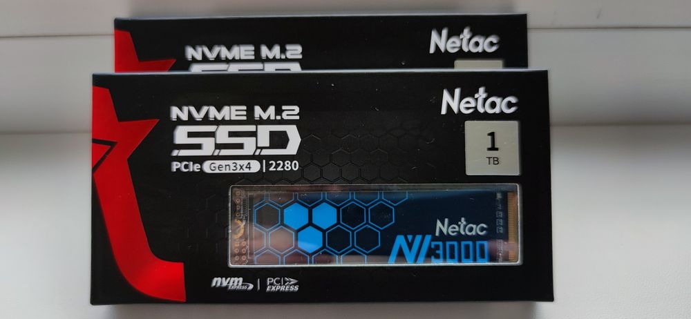 1Tb NETAC NV3000 SSD NVMe M.2 2280 PCIe Gen3x4 TLC 3300-2400 МБ/с
