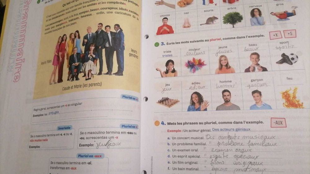 Caderno de Atividades / Cahier – Ça marche ! – Francês – 7.º Ano