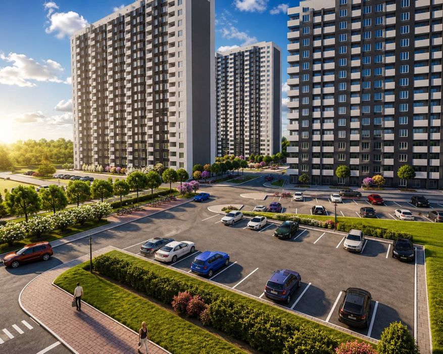 2к с кухней 18м ЖК Навігатор2, Коноплянська, 22 без%  З ремонтом