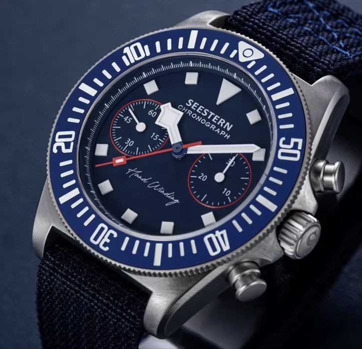 Zegarek Seestern Chronograf mechaniczny  ST1901