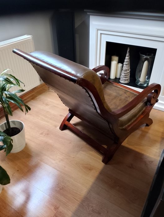 Fotel , krzesło z drewna tekowego