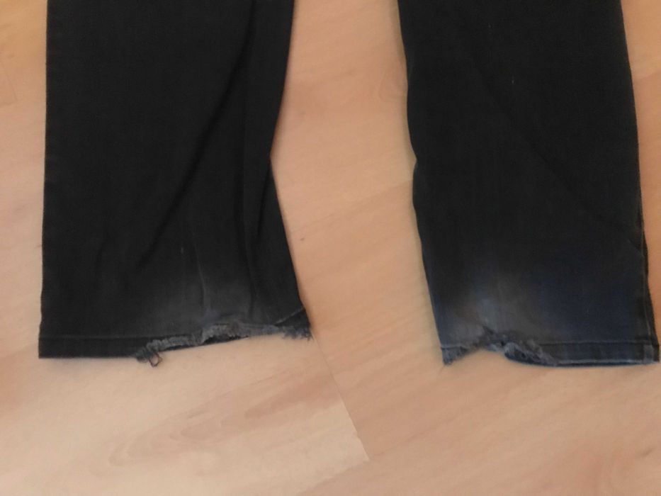 Spodnie jeansowe czarne, Southern, W31, L32, straight fit