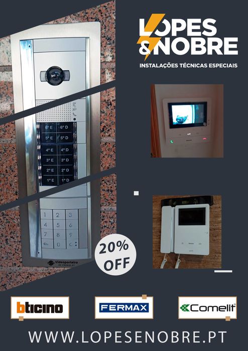 Videoporteiro Prédios, Condomínio, e Moradia Em Rio de Mouro