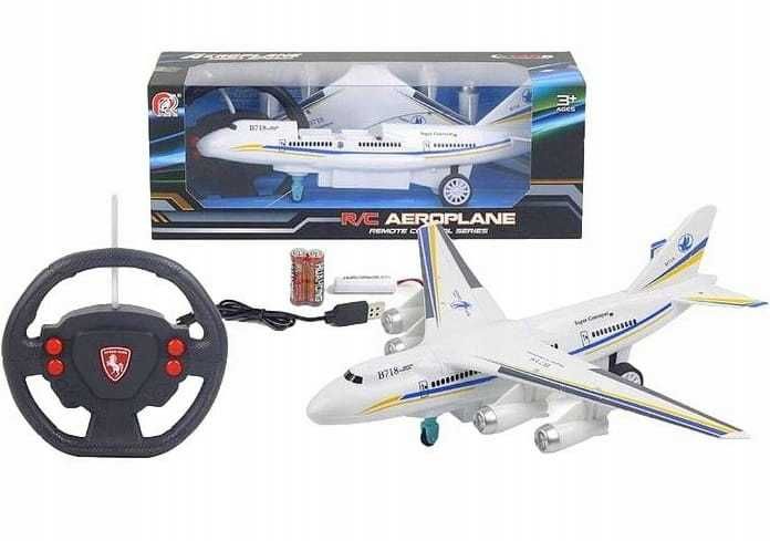 Samolot pasażerski zdalnie sterowany kierownica