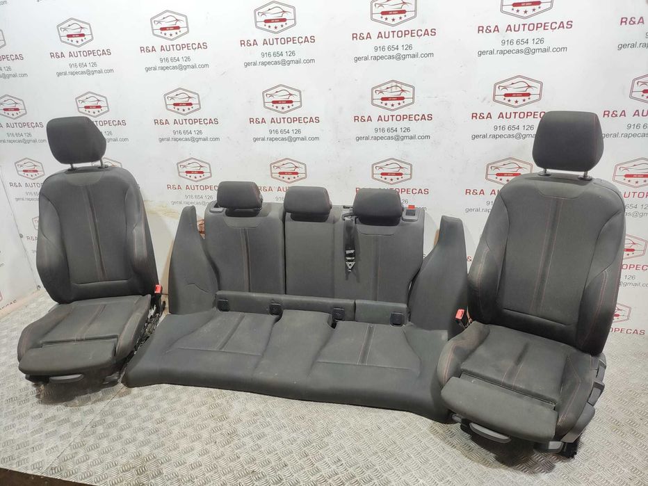 Conjunto Bancos Tecido BMW Série 1 F21 3 Portas Sport Line Pré LCI 2011 a 2015 Original