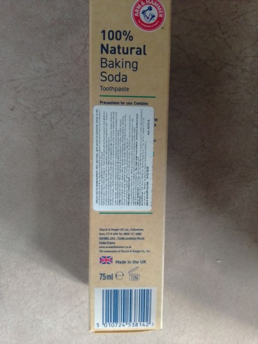 Зубная паста Arm& Hammer,  великобритания