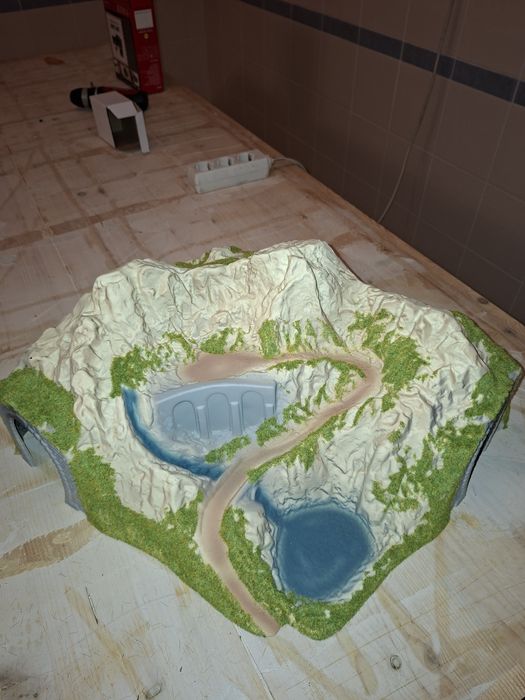 Ferromodelismo Tunel duplo