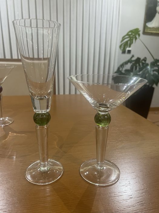 Taca de champanhe e coctail