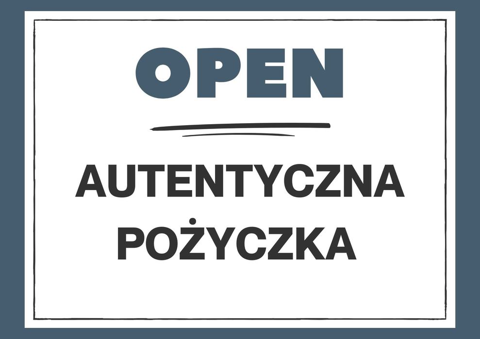 Pożyczka prywatna, w 100% szybka