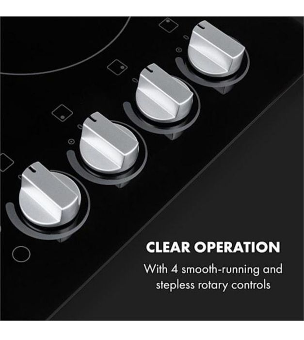 Керамічна варильна панель EasyCook 6100 Вт чорна, незначні сколи