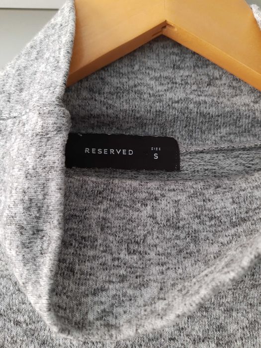 Melanżowy wiskozowy sweter z półgolfem r. S Reserved