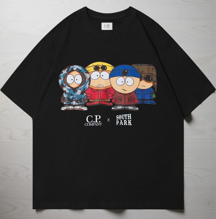 Мужская футболка C.P. Company x South Park Logo  унисекс С.П. Компани