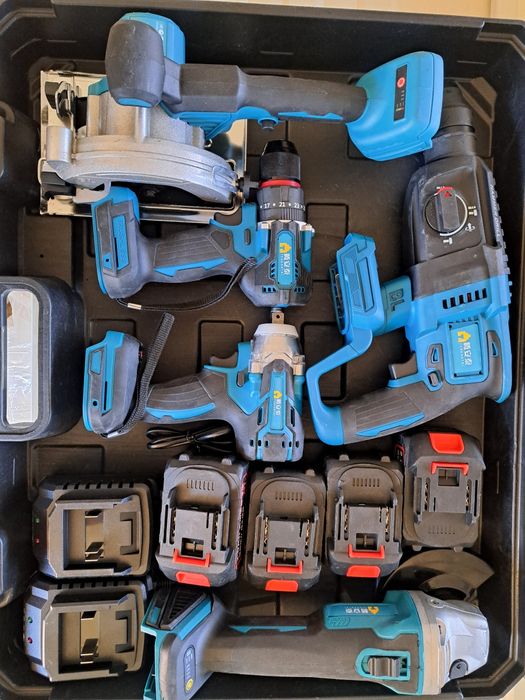 Kit de farramentas 5 maquinas