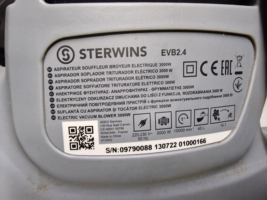 aspirador, soprador e triturador com fio