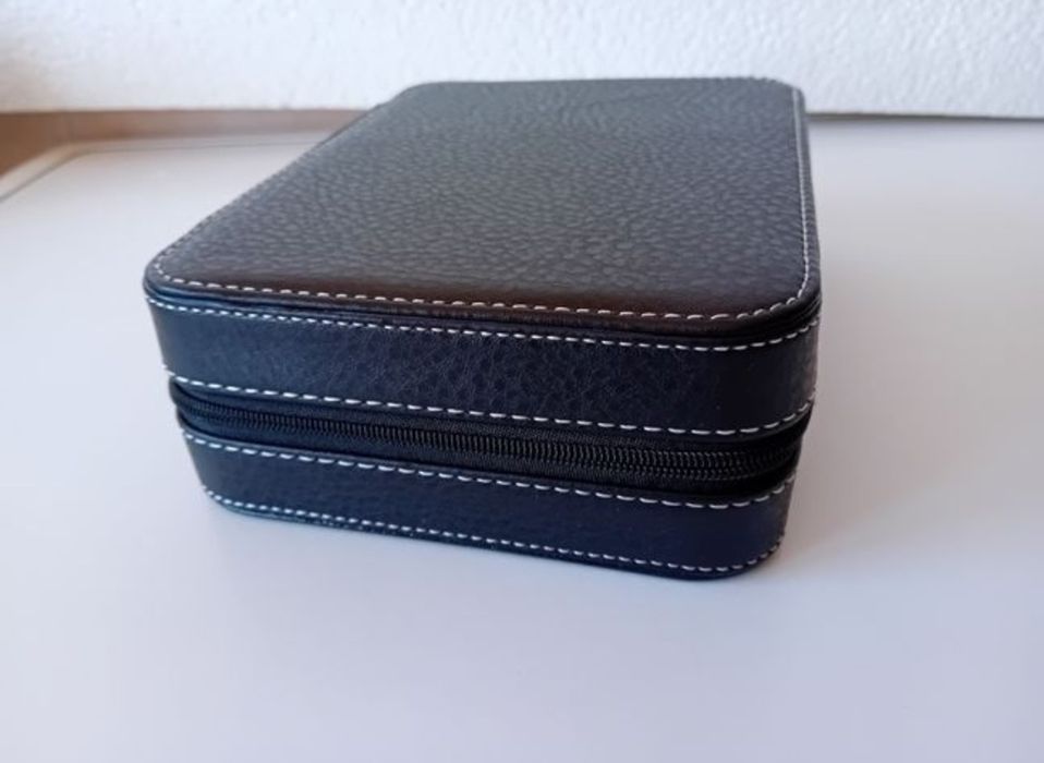 Estojo 4 Relógios Seiko Citizen Breitling Hamilton Rolex Breitling Iwc