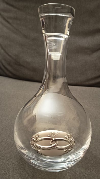 Decanter em Crystal Bodas de Prata