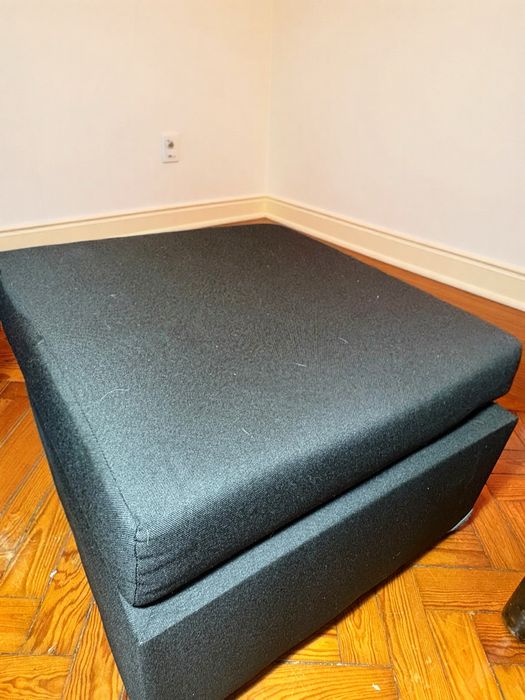 Sofa de sala preto COMO NOVO