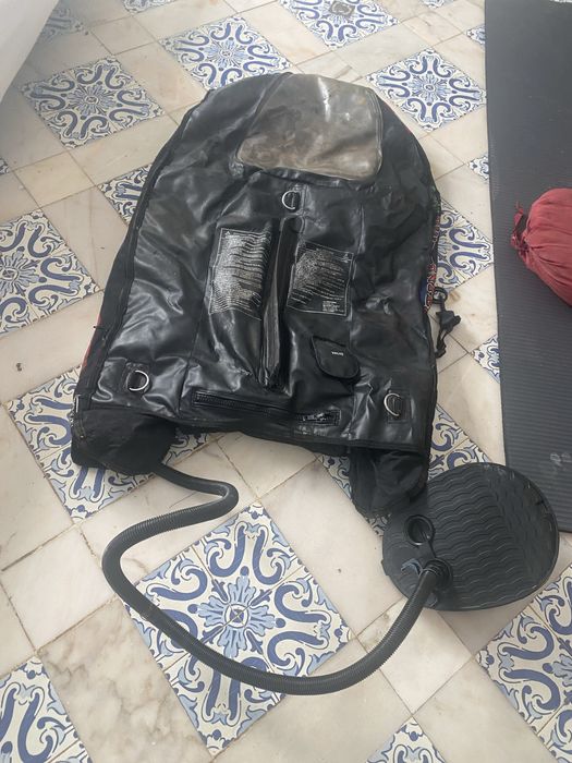 Apoio para mergulho - pesca insuflavel