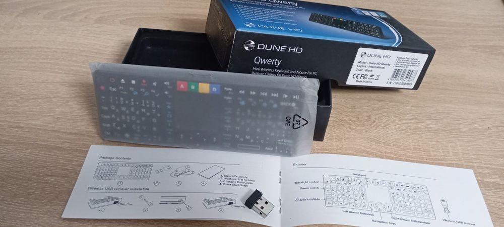 Мини клавиатура Dune HD Qwerty