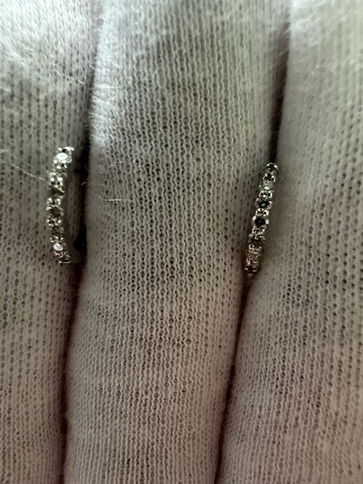 Серьги с бриллиантами конго