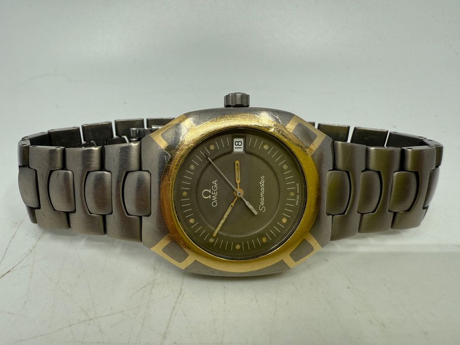 Omega Seamaster Tytan kwarc złoto.