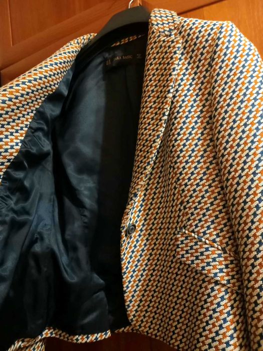 Піджак жіночий  ZARA BASIK з модним принтом