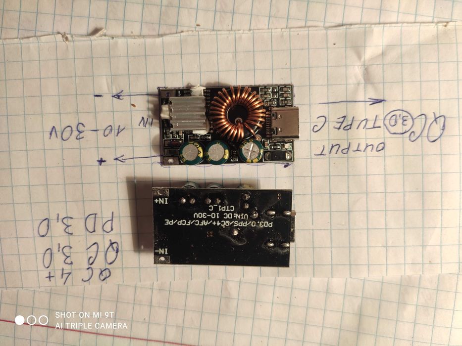 Модулі для швидкої зарядки QC 3.0 ,PD и другие...