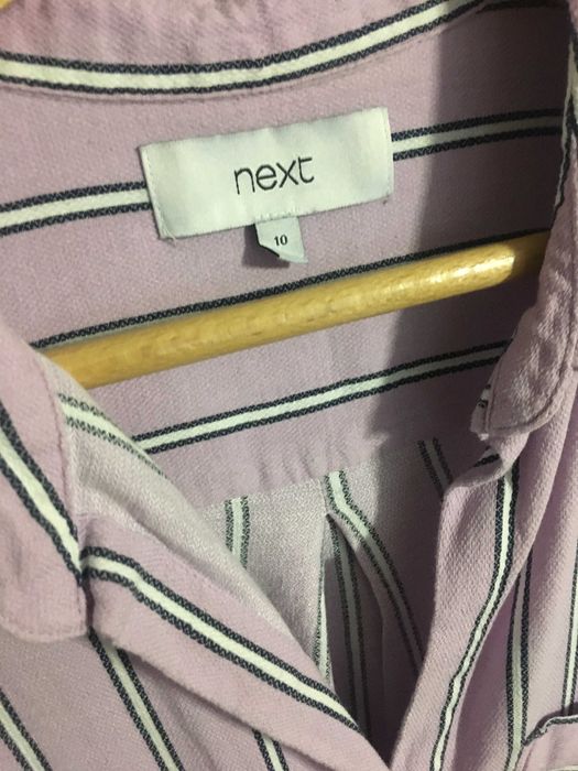 Koszula fiołkowa w paski next M