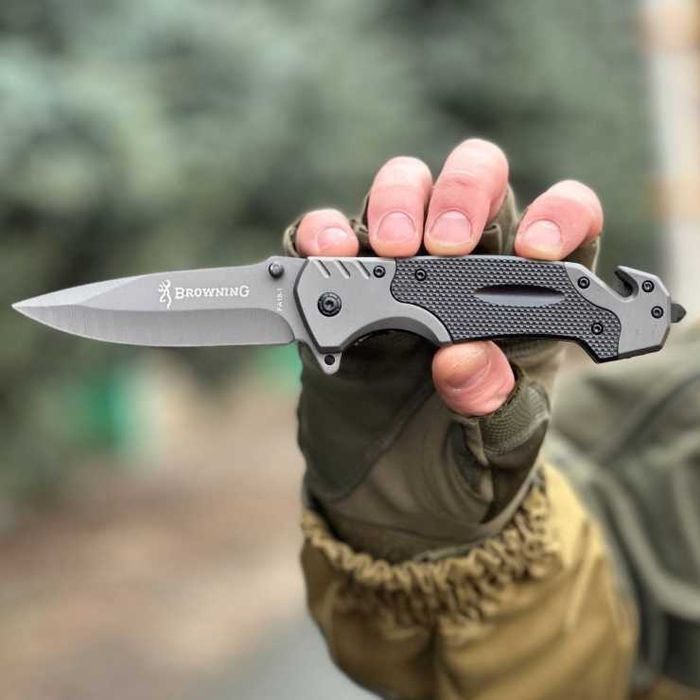 ТОП! Нож складной Browning Browning FA18-1 тактический Браунінг ніж со стропорезом