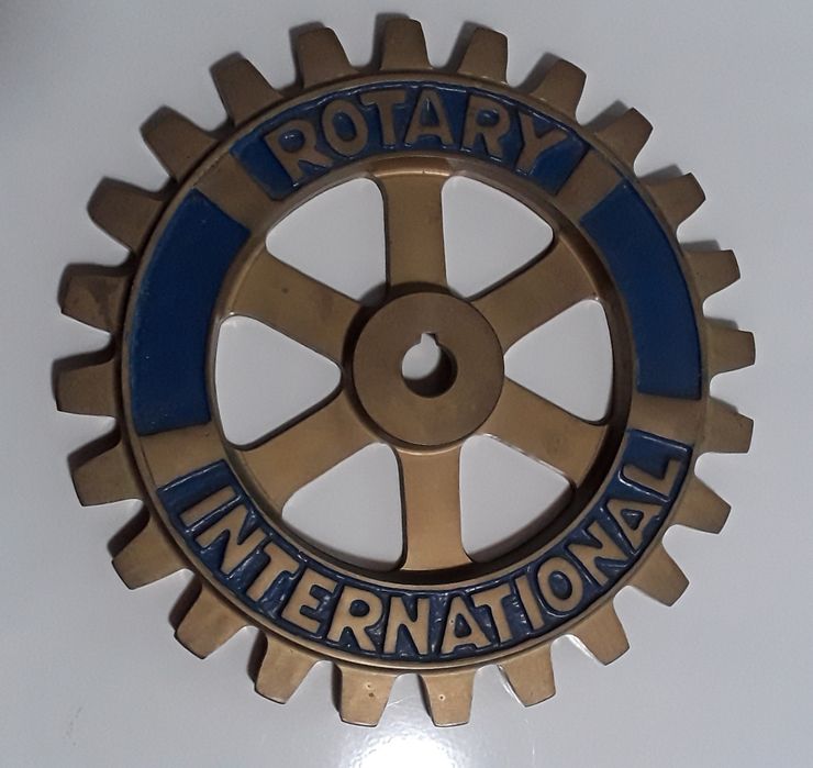 Emblema metálico antigo Rotary International