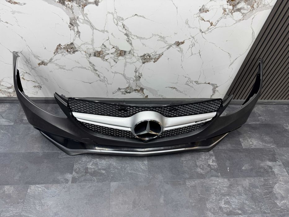Передний бампер на Mercedes gle w166 amg Бемпер с решеткой мерседес гле 166 амг Арки