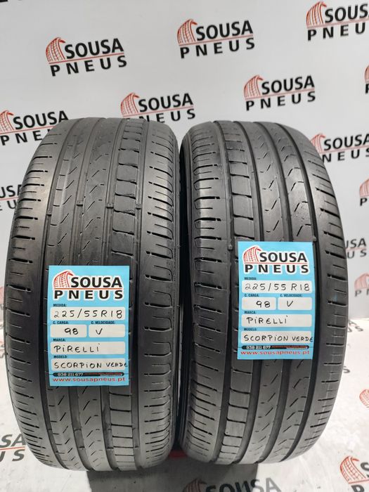 2 pneus semi novos pirelli 225-55R18 - Oferta dos Portes