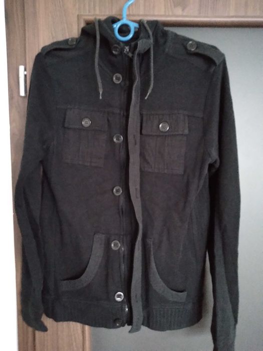 Czarna bluza męska rozpinana New Look roz. S