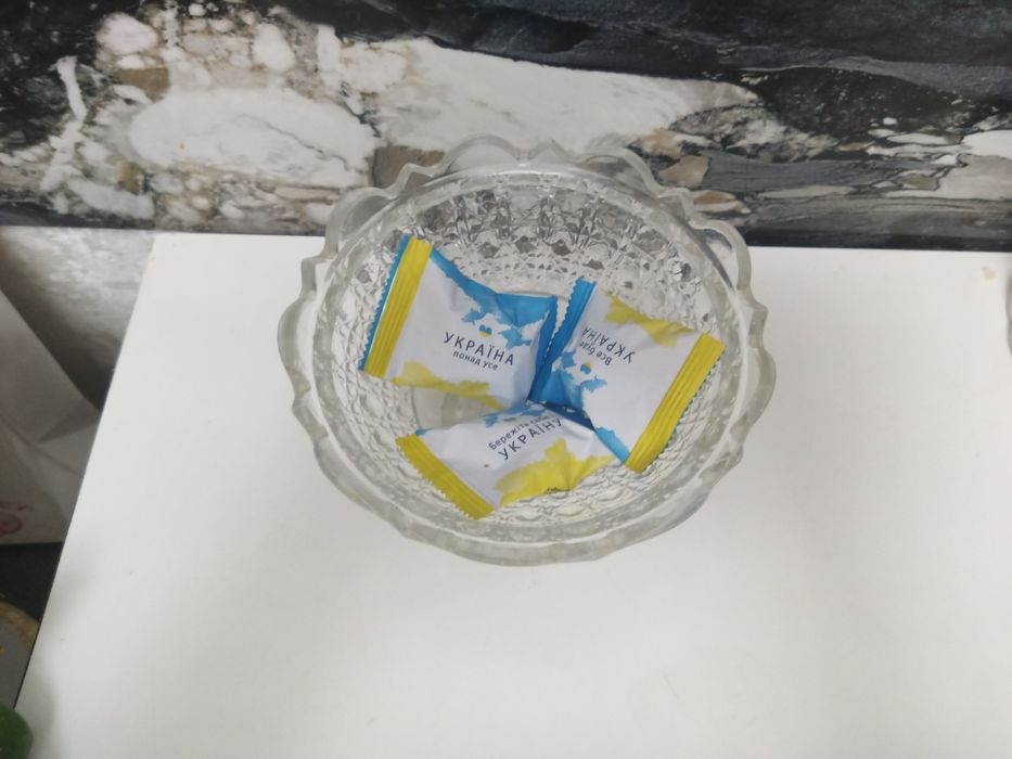 Хрустальная конфетница салатница фруктовница