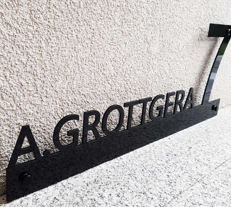 Numer domu ulica personalizowane