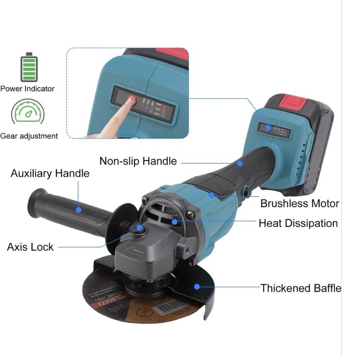 Rebarbadora a bateria NOVA