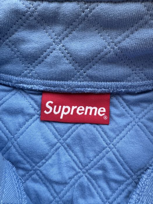 Supreme Forever Half Zip Sweatshirt M Azul