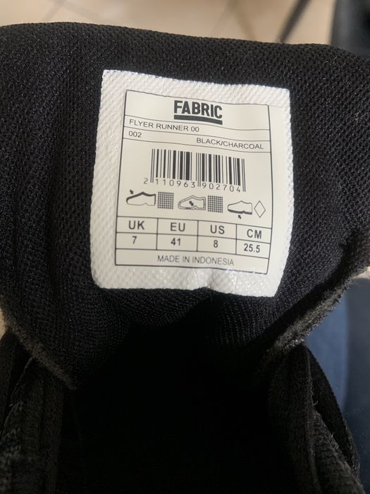 Buty sportowe Fabric rozmiar 41 czarno - szary szybka wysylka