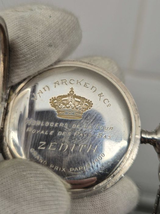 Rzadki unikalny zegarek *Zenith*srebro pr 900