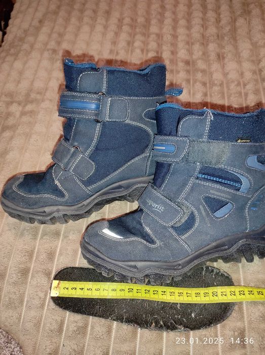 Buty zimowe dla chłopca Gore-Tex superfit wkładka 22cm