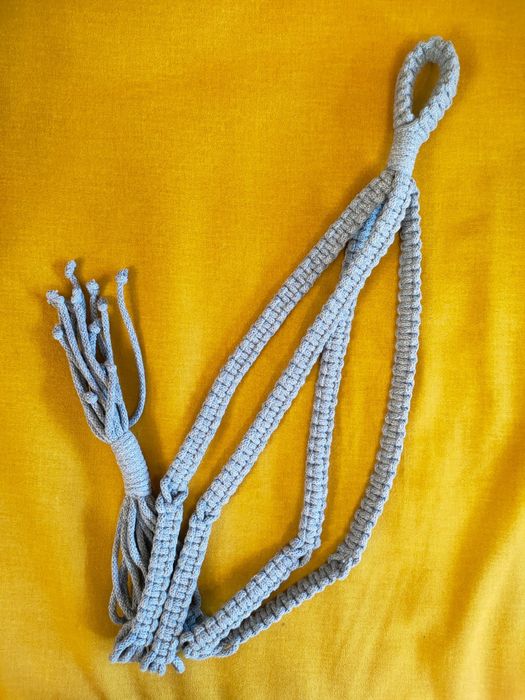 Kwietnik makrama 85 cm