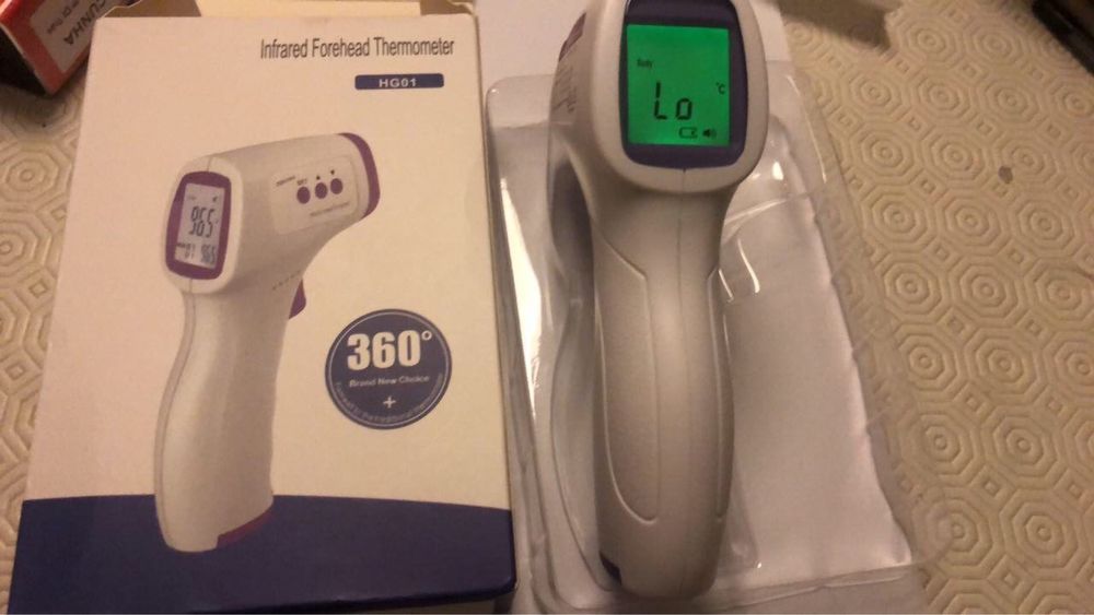 Termómetro digital instantâneo novo e em caixa