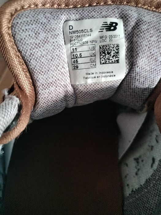 Sapatilhas New Balance 505 castanhas - usadas !