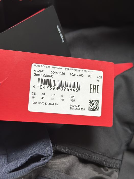 Hugo Boss GetlinM204X брюки чоловічі оригінал вовна slim fit M (48)