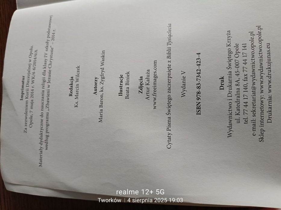 Podręcznik do Religii kl 4