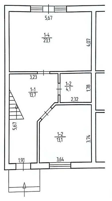 Котедж, частина будинку, житло, дім