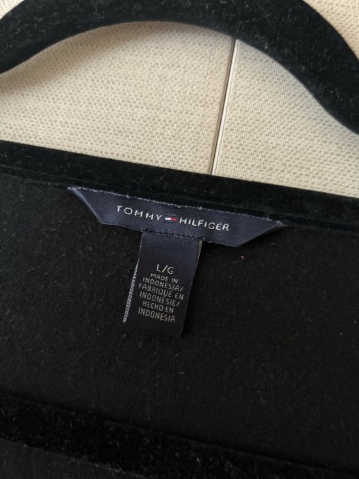 Czarna damska bluzka Tommy Hilfiger L